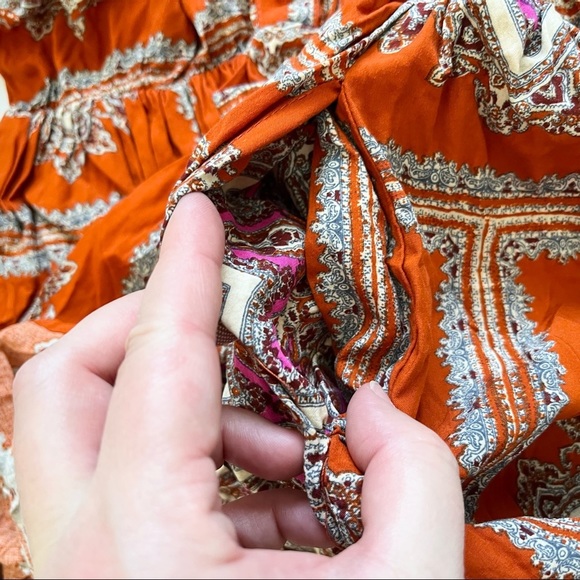 PORRIDGE CLOTHING BOHO DRESS WITH POCKETS SIZE SMALL ANTHROPOLOGIE COTTAGECORE - Picture 5 of 9